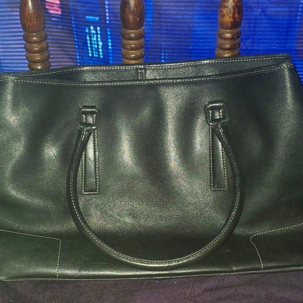 Black coach vintage bag